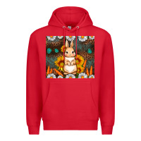 Red Rabbit daisy sunflower leopard 20oz tumbler Premium Hoodie - Neo Western