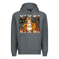 Rock Rabbit daisy sunflower leopard 20oz tumbler Premium Hoodie - Neo Western