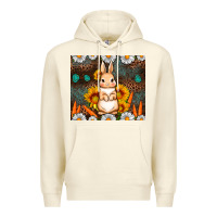 Sandshell Rabbit daisy sunflower leopard 20oz tumbler Premium Hoodie - Neo Western
