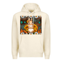 Tofu Rabbit daisy sunflower leopard 20oz tumbler Premium Hoodie - Neo Western