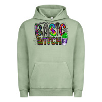 Pigment Oil Green basic witch Urban Hoodie - CowhideDigitalArt
