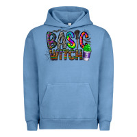 Pigment Pebble Blue basic witch Urban Hoodie - CowhideDigitalArt