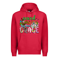 Cardinal Saved by his grace Premium Hoodie - Neo Western