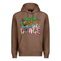 Chestnut Saved by his grace Premium Hoodie - Neo Western
