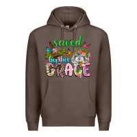Coffee Saved by his grace Premium Hoodie - Neo Western