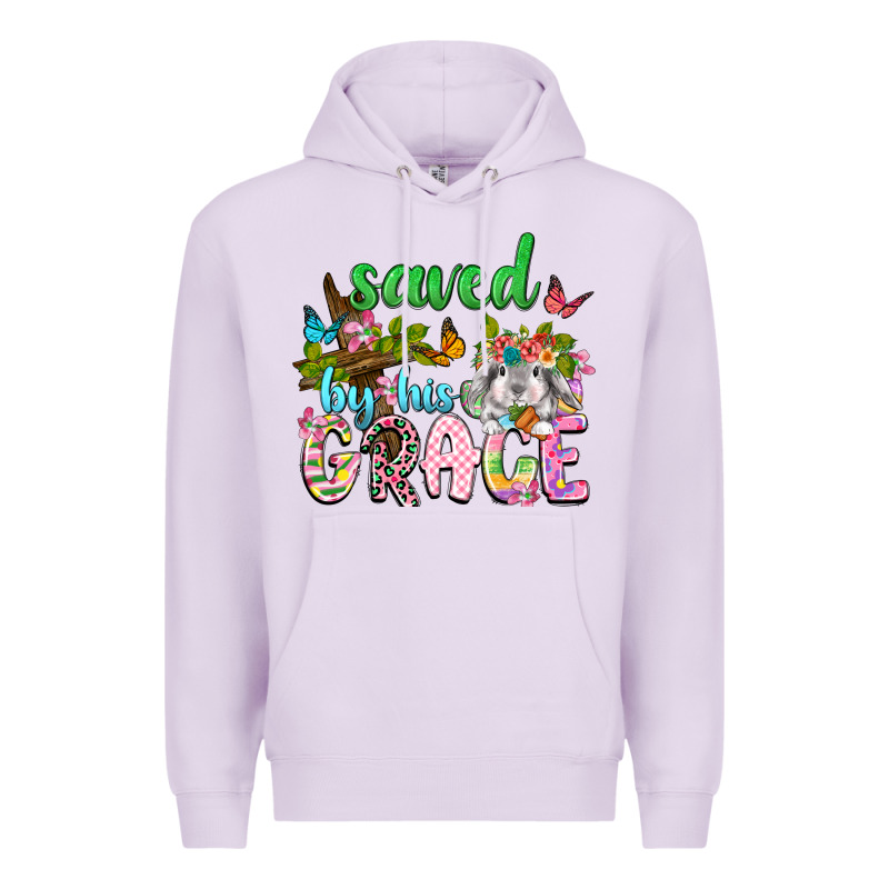 Saved By His Grace Premium Hoodie by Neo Western | Teevron