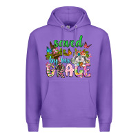 Purple Saved by his grace Premium Hoodie - Neo Western