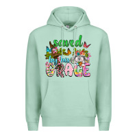 Seafoam Saved by his grace Premium Hoodie - Neo Western