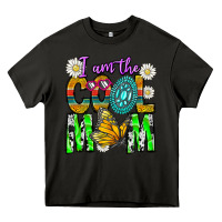 Asphalt I'm The Cool Mom Heavy Core Tee - CowhideDigitalArt