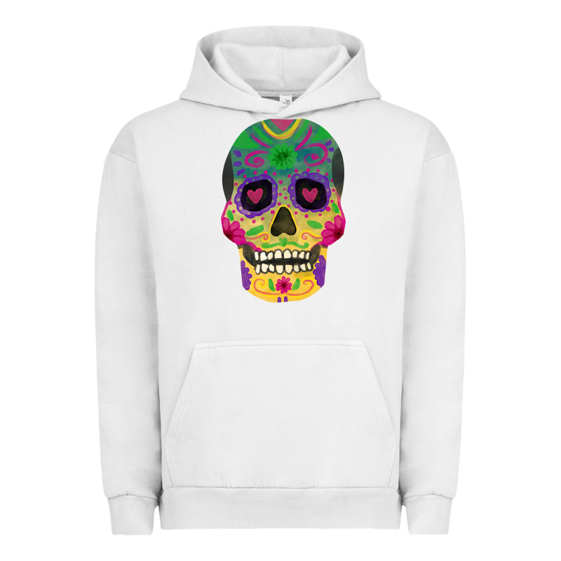 Sugar Skull Urban Hoodie by FaDigitalArtStudio | Teevron