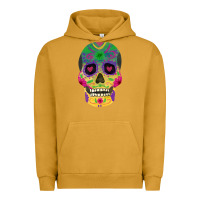 Pigment Peanut Butter sugar skull Urban Hoodie - FaDigitalArtStudio