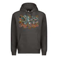 Smoke love my tribe Premium Hoodie - SublimationCraftShop