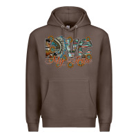 Coffee love my tribe Premium Hoodie - SublimationCraftShop
