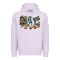 Lilac love my tribe Premium Hoodie - SublimationCraftShop