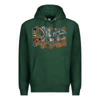 Sports Green love my tribe Premium Hoodie - SublimationCraftShop
