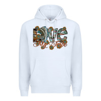 White love my tribe Premium Hoodie - SublimationCraftShop