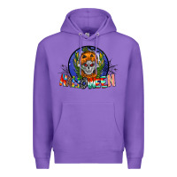 Purple halloween Premium Hoodie - CowhideDigitalArt