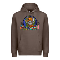 Coffee halloween Premium Hoodie - CowhideDigitalArt