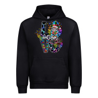 Black love autism Urban Hoodie - SublimationCraftShop
