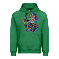 Emerald love autism Urban Hoodie - SublimationCraftShop