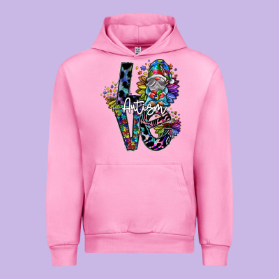 Love Autism Urban Hoodie Designed By Sublimationcraftshop