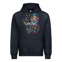 Navy love autism Urban Hoodie - SublimationCraftShop
