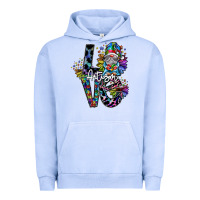 Pigment Grape Ice love autism Urban Hoodie - SublimationCraftShop