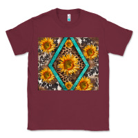 Burgundy sunflower tumbler Classic Tee - BarkalooDesign