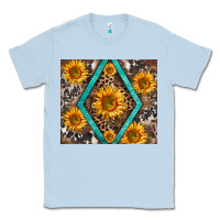 Dusty Blue sunflower tumbler Classic Tee - BarkalooDesign