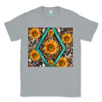 Heather Grey sunflower tumbler Classic Tee - BarkalooDesign