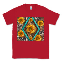 Red sunflower tumbler Classic Tee - BarkalooDesign
