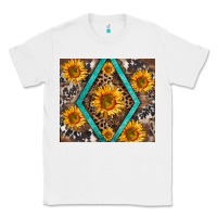 White sunflower tumbler Classic Tee - BarkalooDesign