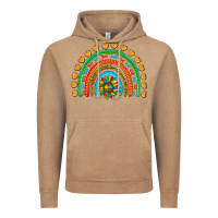 Vintage Coffee autism heart ribbon rainbow Vintage Hoodie - AdoDesignShop