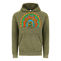 Vintage Olive autism heart ribbon rainbow Vintage Hoodie - AdoDesignShop