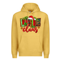 Antique Gold christmas lele claus Premium Hoodie - FaDigitalArtStudio
