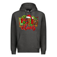 Charcoal Heather christmas lele claus Premium Hoodie - FaDigitalArtStudio