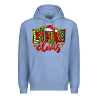 Colony Blue christmas lele claus Premium Hoodie - FaDigitalArtStudio