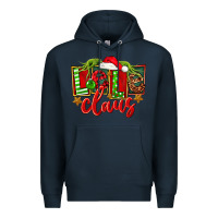 Navy christmas lele claus Premium Hoodie - FaDigitalArtStudio