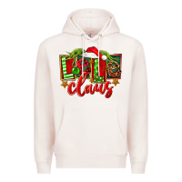 Pale Pink christmas lele claus Premium Hoodie - FaDigitalArtStudio