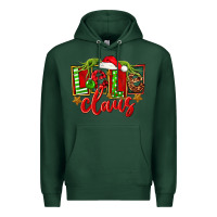 Sports Green christmas lele claus Premium Hoodie - FaDigitalArtStudio