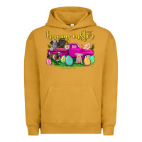 Pigment Peanut Butter happy easter truck with farm animal Urban Hoodie - Neo Western