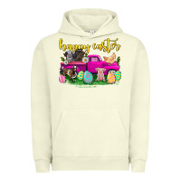 Pigment Pistachio happy easter truck with farm animal Urban Hoodie - Neo Western
