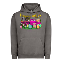 Pigment Tornado happy easter truck with farm animal Urban Hoodie - Neo Western