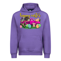 Tulip happy easter truck with farm animal Urban Hoodie - Neo Western