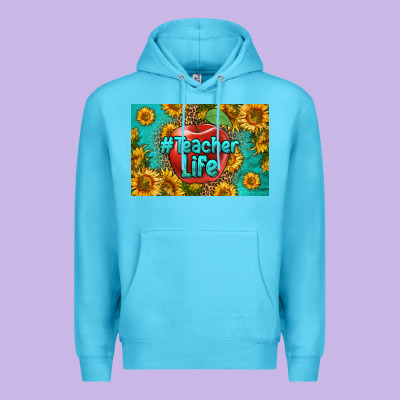 Teacher Life Skinny Metal Can Holder Premium Hoodie Designed By Hra Design Shop