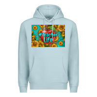 Blue Mist teacher life skinny metal can holder Premium Hoodie - HRA Design Shop