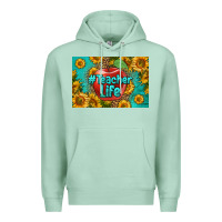 Seafoam teacher life skinny metal can holder Premium Hoodie - HRA Design Shop