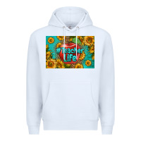 White teacher life skinny metal can holder Premium Hoodie - HRA Design Shop