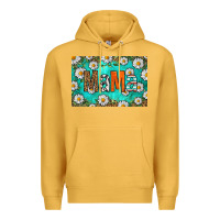 Mustard western daisy mama skinny metal can holder Premium Hoodie - HRA Design Shop