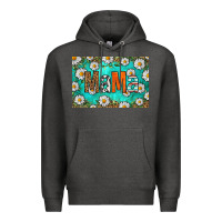 Charcoal Heather western daisy mama skinny metal can holder Premium Hoodie - HRA Design Shop